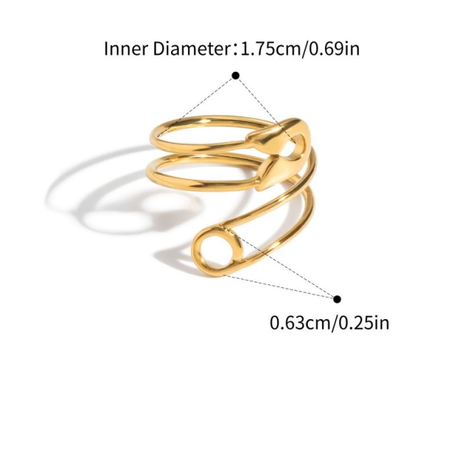  SafetyPin Ring 