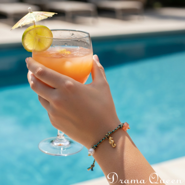 Seahorse Charm Rope Vòng tay/ Vòng Cổ chân 