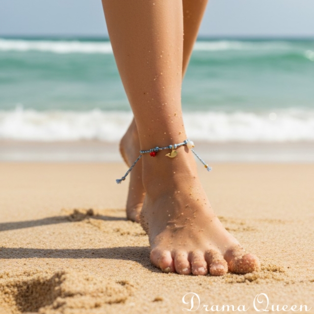 Dolphin Charm Rope  Vòng tay  /  Vòng cổ  chân 