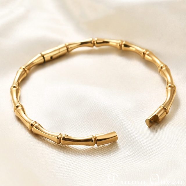 Bamboo Bangle Gold 