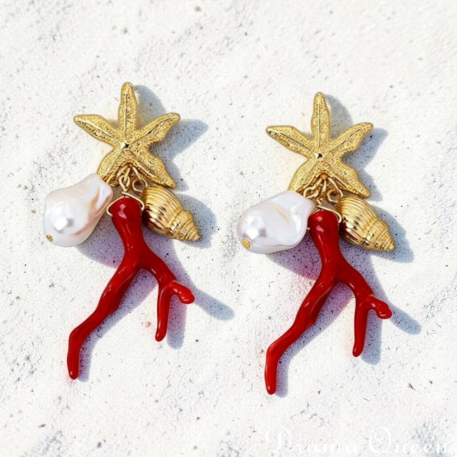 Tropical Star Earrings 